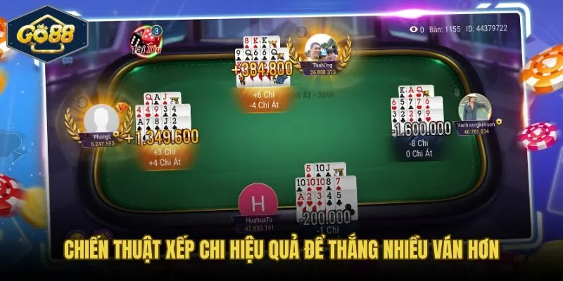 Chiến thuật xếp chi mậu binh Go88 tránh binh lủng và giữ thế an toàn