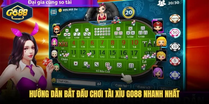 4 bước vào bàn tài xỉu Go88 hoàn tất dưới 3 phút