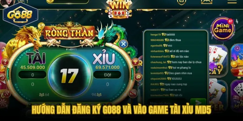 Năm bước từ tạo tài khoản Go88 đến bàn tài xỉu MD5