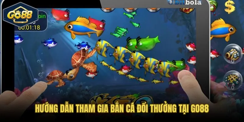 Quy trình tham gia bắn cá đổi thưởng Go88 nhanh gọn và an toàn
