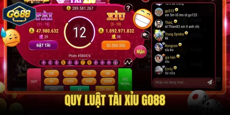 Quy Luật Tài Xỉu Go88