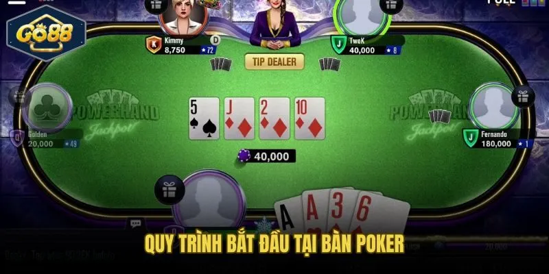 Thiết lập tài khoản poker Go88 và chọn bàn chỉ vài bước